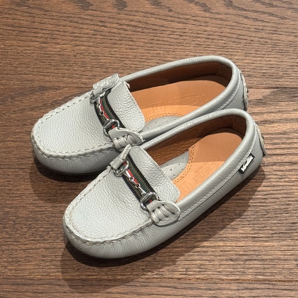Venettini Gray Kids Loafers Driving Shoes Size 11 - Picture 1 of 6